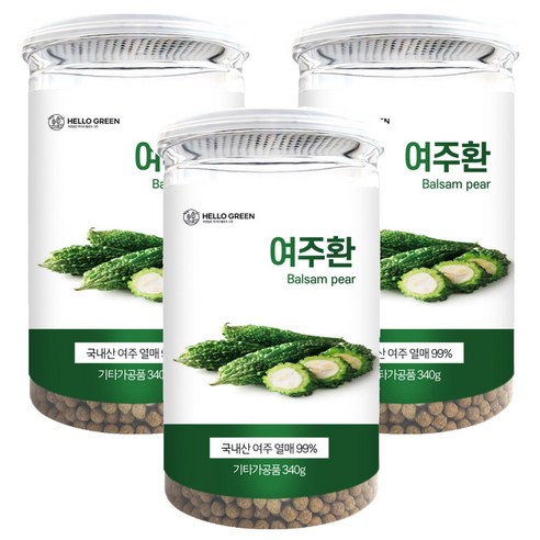 헬로우그린 여주환, 340g, 3개