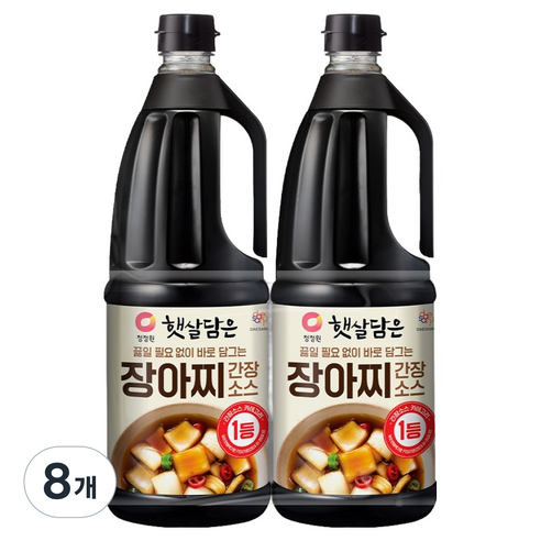 햇살담은 장아찌 간장소스, 1.7L, 8개