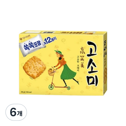 오리온 고소미, 216g, 6개