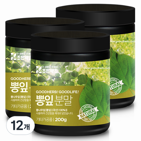 조은약초 뽕잎가루, 200g, 12개