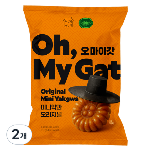 도시곳간 오마이갓 미니약과 오리지널, 2개, 90g