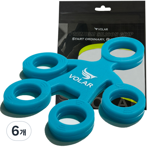 VOLAR 손가락 악력기 인간형 3.9KG, 소라, 6개