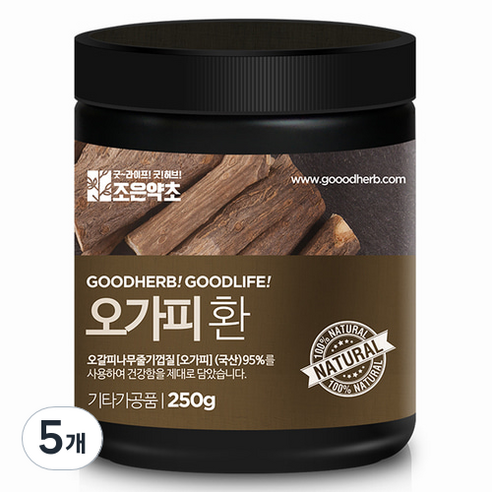 조은약초 프리미엄 오가피환, 250g, 5개