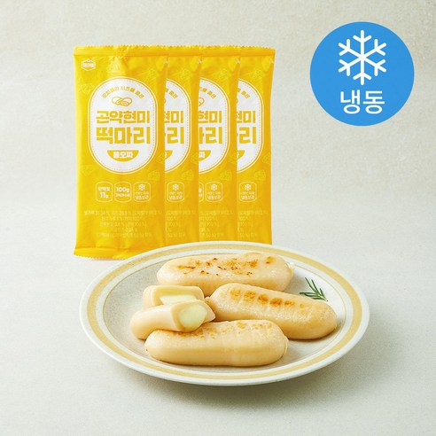 [로켓프레시] 다신 곤약 현미 떡마리 통모짜 (냉동)