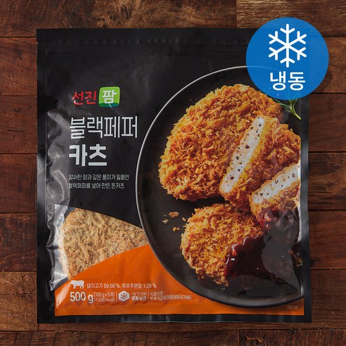 [로켓프레시] 선진팜 블랙페퍼 카츠 (냉동), 500g, 1개