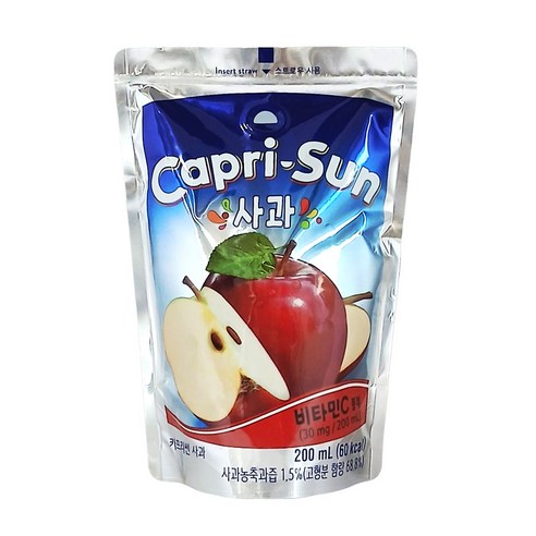 카프리썬 사과맛, 200ml, 30개
