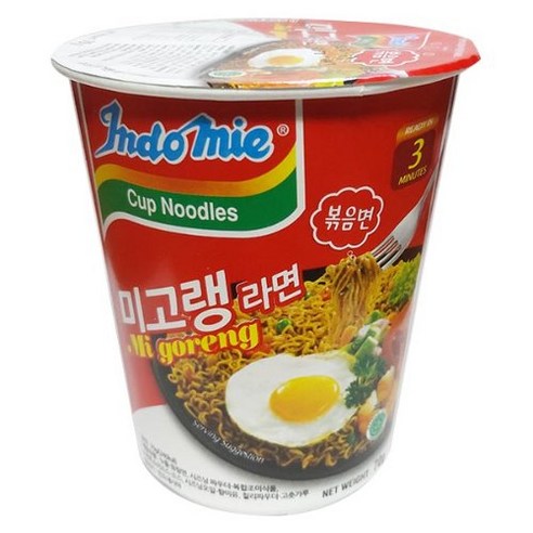 (다다통상) 인도미 미고랭 컵라면 70g 볶음면,인도라면,나시고랭