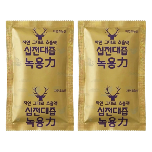 더진한 십전대즙녹용진액 50펙)녹용즙 십전대보차즙, 50개, 105ml