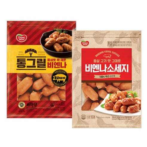 [동원 F&B] 동원 통그릴 비엔나 소시지 1kg