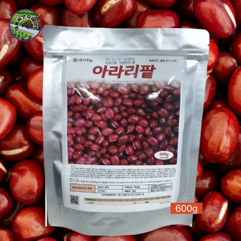 팥씨앗대포장 아라리팥 600g 1개, 쓰러짐에 강한 붉은 팥 다농, 1개, 600g