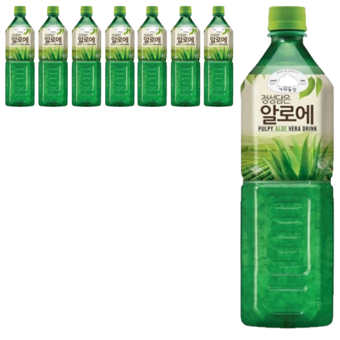 당일출고 웅진 가야농장 정성담은 알로에, 8개, 1L