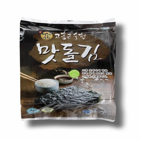 [고흥군수협] 고흥군 맛돌김 (100매), 100개, 1.7g