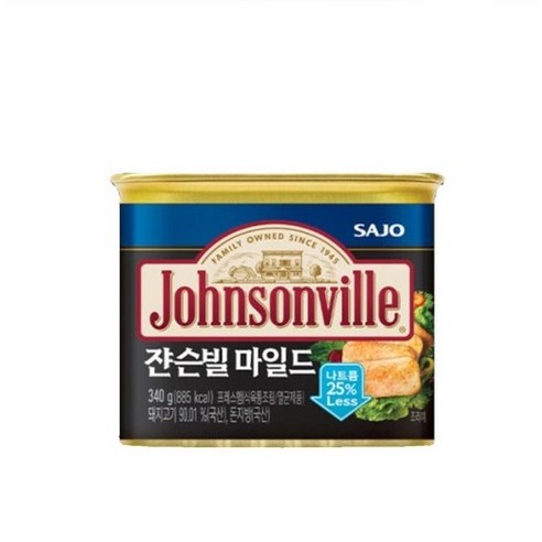 국내산 돼지고기로 만든 쟌슨빌 마일드, 340g, 10개