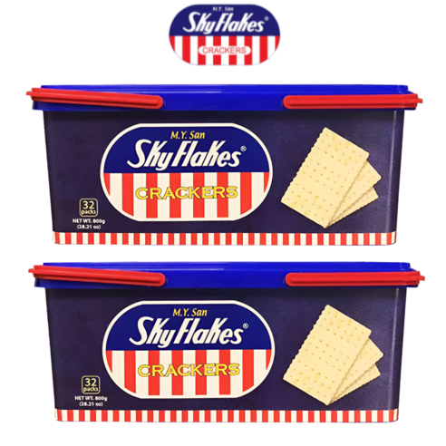 [PERA PLUS] SkyFlaKes CRACKERS 800g 필리핀 스카이플랙스 크래커 개별포장 32PACK