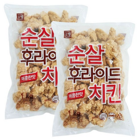 오뗄 순살 후라이드 치킨 1kg