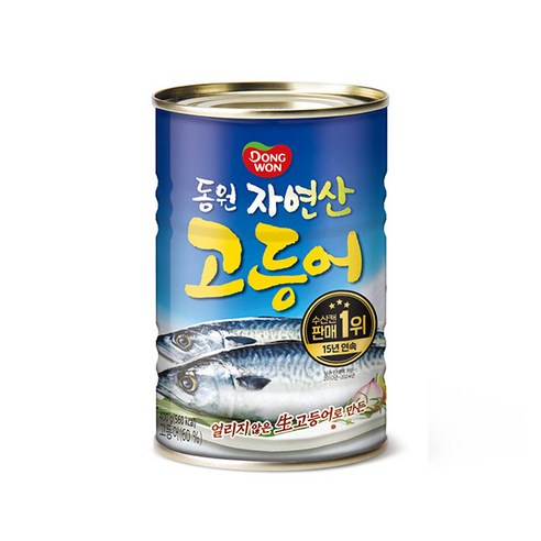 원하프고등어통조림400g/동원총알배송, 400g, 1개