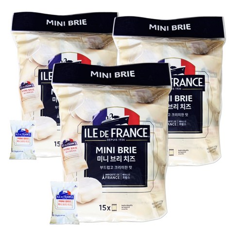 코스트코 미니 브리 치즈 375g (25g x 15개입) ILE DE FRANCE [개별포장][보냉발송]