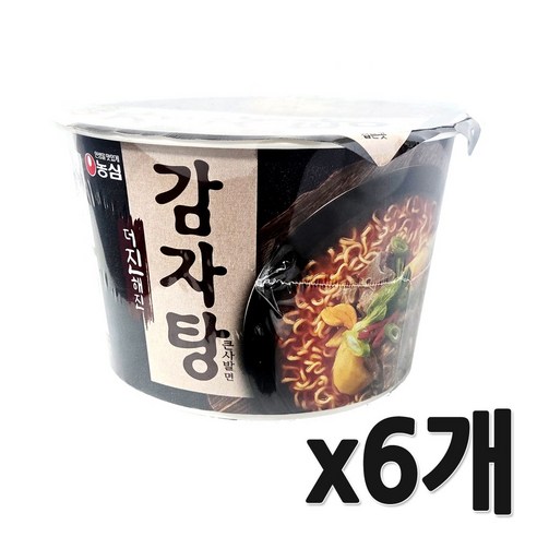 농심 더진해진 감자탕 큰사발면 92g