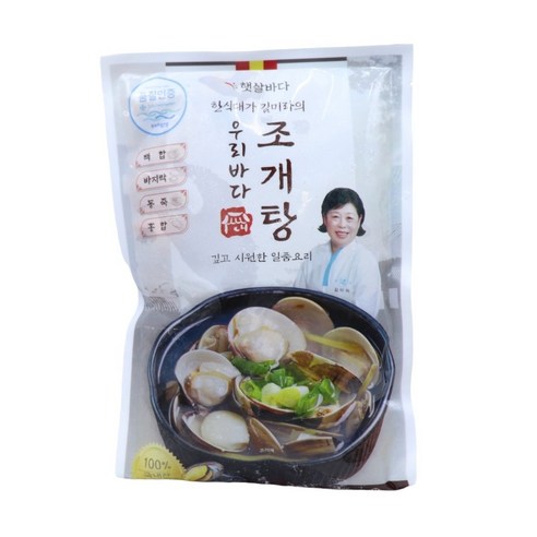 김미라우리바다조개탕 한식대가 김미라의 우리바다 조개탕 500gx11팩