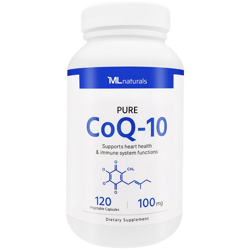 [미국빠른직구] 마이라이프 내추럴스 퓨어 코큐텐 100mg 120 야채캡슐, 1개, 120정