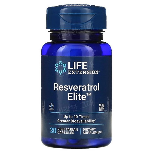 라이프익스텐션 레스베라트롤 라스베라트롤 엘리트 30캡슐 레스베라톨 Resveratrol, 1개, 30정