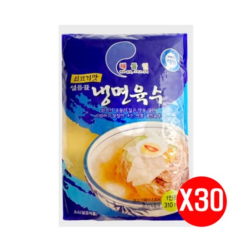 얼음골 쇠고기맛 냉면육수 310ml 20개, 310ml, 20개