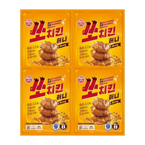 오뚜기 쏘치킨 허니 350g 4개
