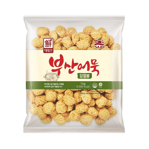 [사조대림] 알뜰볼어묵 1kg, 5개