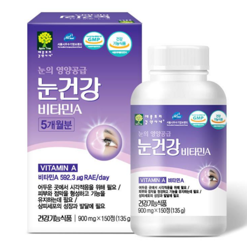 애플트리김약사네 눈건강 비타민A, 1개, 135g