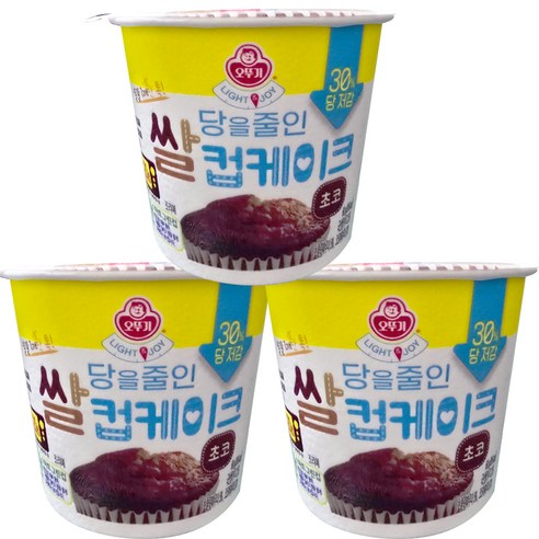오뚜기 달걀하나톡넣는 쌀컵케이크 초코