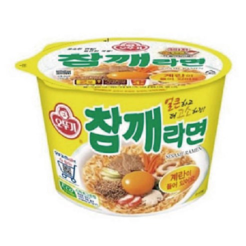 오뚜기 참깨라면 컵, 10개