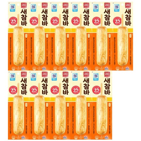 사조 대림 튀긴 새참바 70g x 13개 / 핫바 어묵바