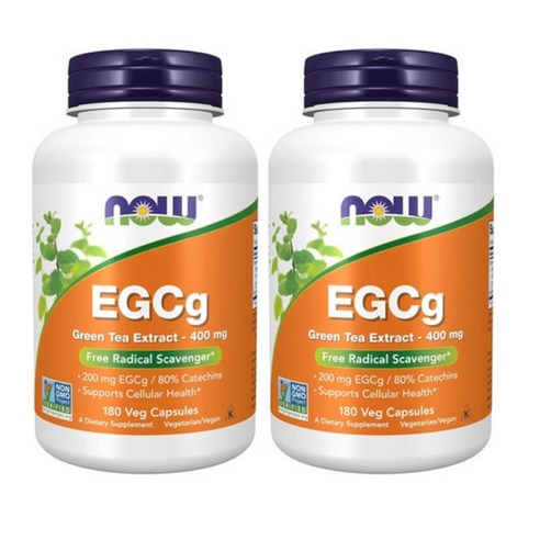 나우푸드 EGCg 녹차 추출물 400mg 베지 캡슐