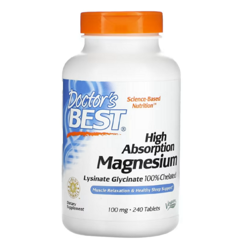 닥터스 베스트 킬레이트 고흡수성 마그네슘 미네랄100mg