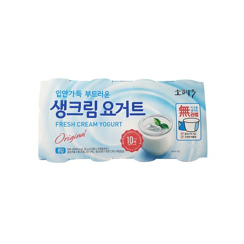 동원 소와나무 생크림 요거트 680g (8입)x2개 무료배송