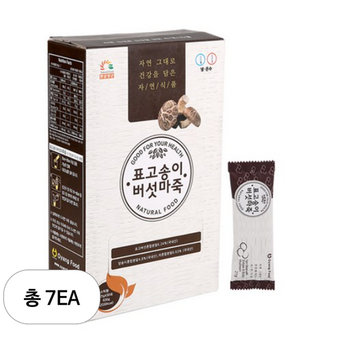 오양식품 표고송이 버섯 마죽, 21g, 30개입, 7개