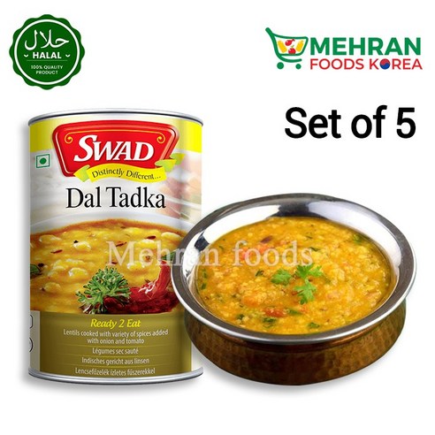SWAD Dal Tadka (Lentils cooked with Onion & Tomato) / Ready to Eat 450g 달 다드카 (렌틸 커리)