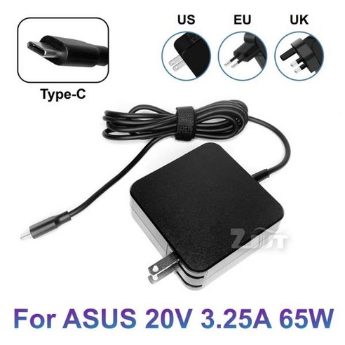 ASUS ZenBook 14 U4700J UX435EA UM425IA UX393JA 용 20V 3.25A 65W USB-C Type-C AC 노트북 전원 어댑터