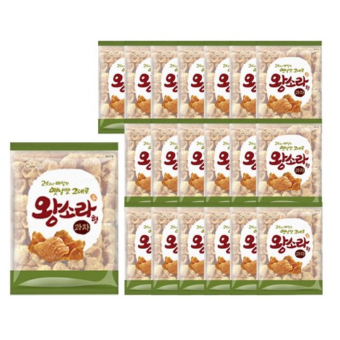 청우식품 왕소라형 과자