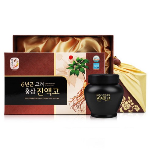 6년근 고려홍삼 진액고 500gx2개 사포닌 진한홍삼 농축액 엑기스 국내산100% 부모님선물