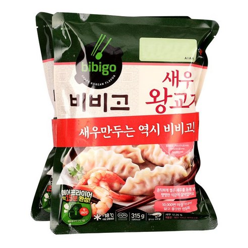 원하프비비고새우왕교자만두 315GX2입/CJ, 315g, 2개