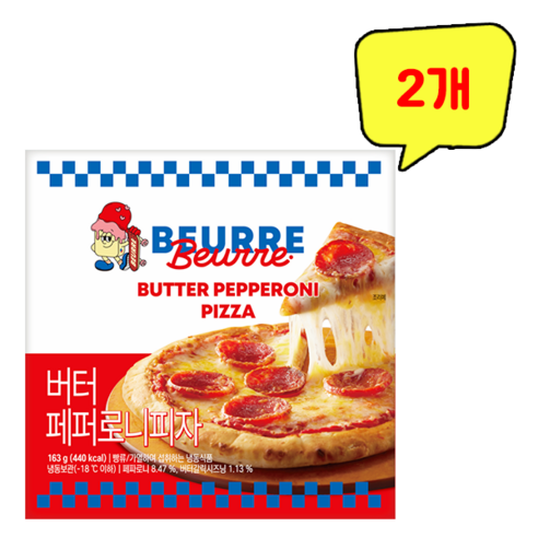 엠스푸드 뵈르뵈르 버터 페퍼로니피자