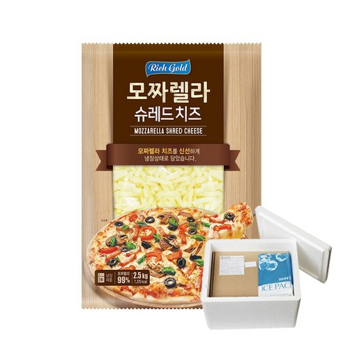 동서 리치골드 모짜렐라 슈레드 피자 치즈