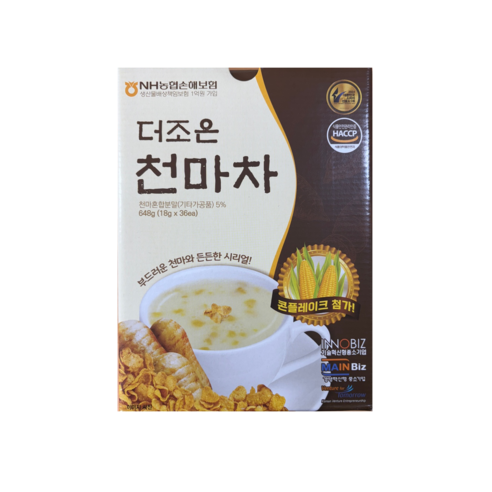 부드러운 천마와 든든한 시리얼 더조은 천마차, 18g, 40개입, 3개
