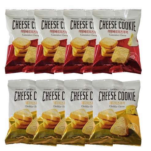 체다 까망베르 치즈쿠키 코스트코 쿠키, 60g, 8개