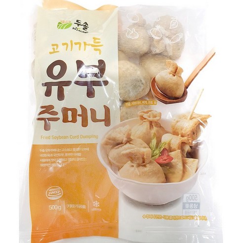 두솔식품 유부 주머니 두솔 고기 나라 500g x4식자재 업소용 식재료 식당용 대용량 단체 급식용