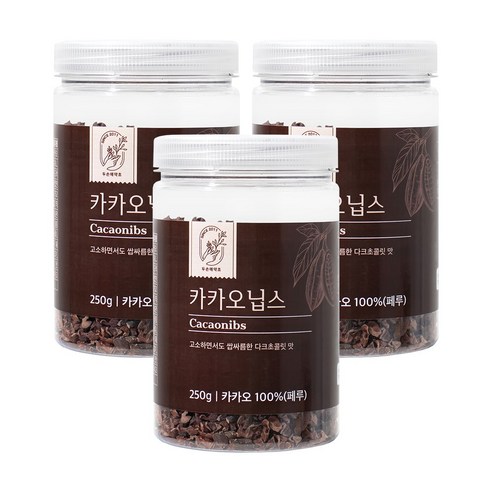 페루산 카카오닙 카카오닙스 코코아닙스, 3개, 250g
