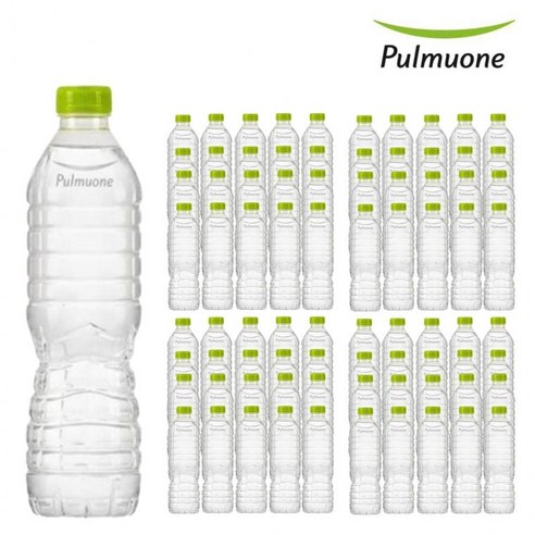 풀무원 생수 무라벨 500ml x 24개 물 안전박스포장, 500ml