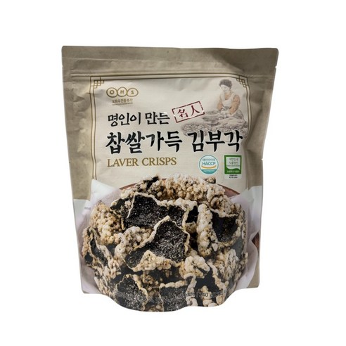 오희숙전통부각 명인이 만든 찹쌀 가득 김부각 240g