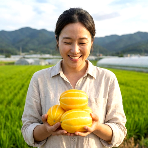 [다정한과일] 품질보장 고당도 성주 참외 로얄과 (특품/가정용), 1박스, (특품) 로얄과 5kg